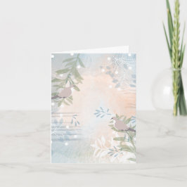 Moderne blanco botanische briefkaart briefpapier