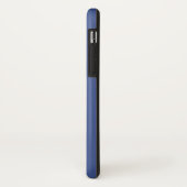Moderne Blau Paarse Streep iPhone Case-Mate iPhone Case (Achterkant/links)