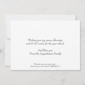 Moderne BLAUW 20:20 VISIE NIEUW JAAR (Achterkant)