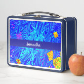 Moderne blauw Abstracte kunst schilderen (In situ)