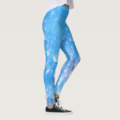 Moderne blauw Athletic Workout-Leggings Leggings (Rechts)