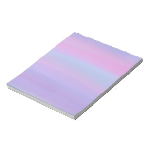 Moderne blauw en Paarse kleuren Notitieblok