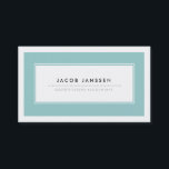 Moderne Blauw Visitekaartjes<br><div class="desc">Gedurfde en moderne ontwerp dat kan worden aangepast met uw tekst. Bezoek de Origami Prints Store voor meer visitekaartje ontwerpen!</div>