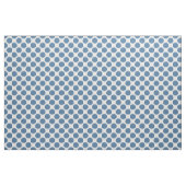 Moderne Blauw-Wit Grote Polka Dots Stof (Yard (91,4 cm))