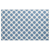 Moderne Blauw-Wit Grote Polka Dots Stof (Fat Quarter)