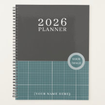Moderne Blauwdruk Raster Planner PR01