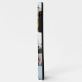 Moderne Blauwe 7 Foto Collage Case-Mate iPhone Case (Achterkant/links)