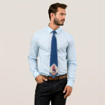 Moderne Blauwe Aangepaste Foto Stropdas<br><div class="desc">Moderne Blauwe Aangepaste Foto stropdas. Een perfect cadeau voor een vader of opa voor Vaderdag,  verjaardag of Kerstmis.</div>