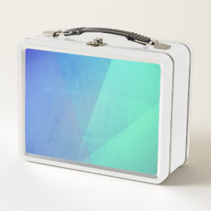 Moderne Blauwe Aqua & Turquoise Geometrische Gradi