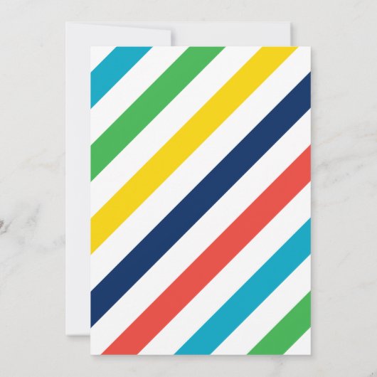 Moderne blauwe Baby sprinkhanen voor paddestoel Kaart (Achterkant)