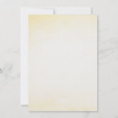 Moderne blauwe bloemen en vlinders RSVP-kaart Kaart (Achterkant)