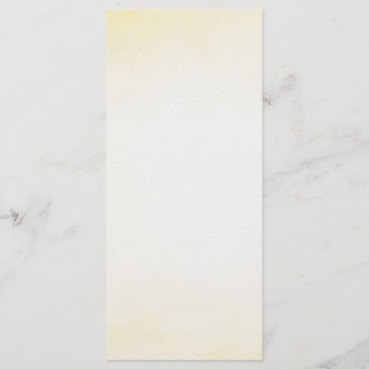 Moderne Blauwe Bloemen en Vlinders Trouwdiner Menu (Achterkant)