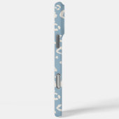 Moderne Blauwe Elegante Aangepaste Luipaard Vlekke Case-Mate iPhone Case (Achterkant / Rechts)