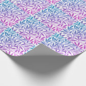 Moderne Blauwe en Roze Kleur Combinatie Design Sti Cadeaupapier (Hoek)