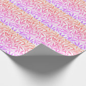 Moderne Blauwe en Roze Kleur Combinatie Design Sti Cadeaupapier (Hoek)