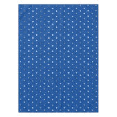 Moderne blauwe en witte sterren patroon leuk leuke tafelkleed (Voorkant)