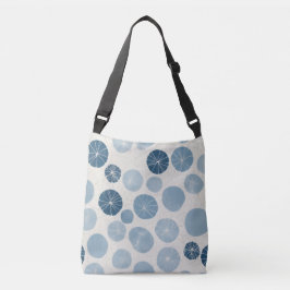 Moderne Blauwe Geometrisch Crossbody Tas