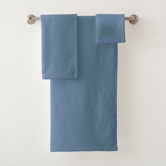Moderne blauwe gradiënt Waterverf sterrenstelsel Bad Handdoek (Insitu)