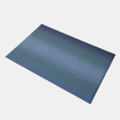 Moderne blauwe gradiënt Waterverf sterrenstelsel Deurmat (Schuin)