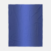 Moderne blauwe gradiënt Waterverf sterrenstelsel Fleece Deken (Voorkant)