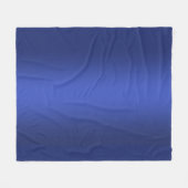 Moderne blauwe gradiënt Waterverf sterrenstelsel Fleece Deken (Voorkant (Horizontaal))