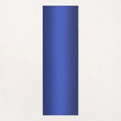 Moderne blauwe gradiënt Waterverf sterrenstelsel Yogamat (Voorkant)