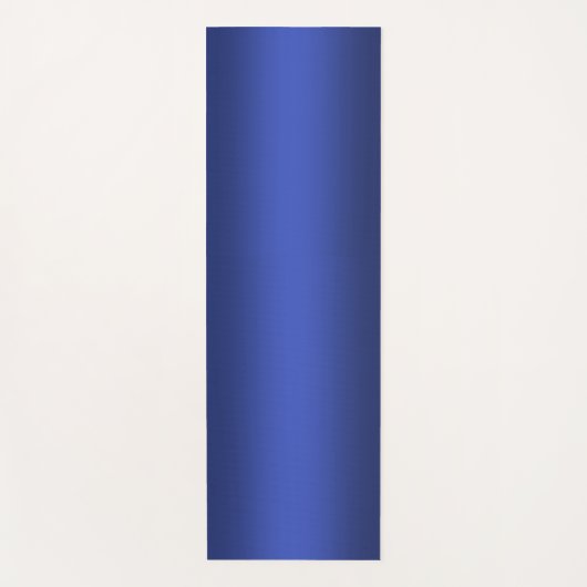 Moderne blauwe gradiënt Waterverf sterrenstelsel Yogamat (Voorkant)