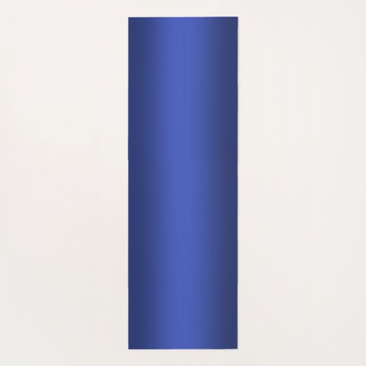 Moderne blauwe gradiënt Waterverf sterrenstelsel Yogamat (Achterkant)