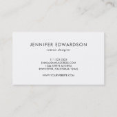 Moderne blauwe groene blauwgroen waterverf splash visitekaartje (Achterkant)