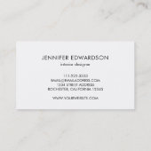 Moderne blauwe groene blauwgroen waterverf splash visitekaartje (Achterkant)