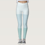 Moderne blauwe groene Sjabloon elegante pastolkleu Leggings<br><div class="desc">Moderne blauwe groene Sjabloon elegante Leggings van de Kleur van het astel.</div>