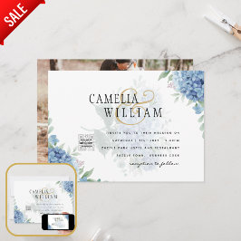 Moderne Blauwe Hortensia FOTO Trouw Uitnodiging