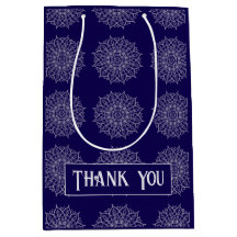 Moderne Blauwe Indigo Luxe Merknaam Mandala