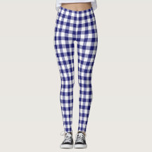 Moderne Blauwe Klassieke Gingham Patroon