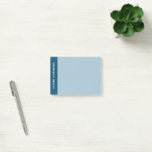 Moderne Blauwe Kleurblok Post-it® Notes (Kantoor)