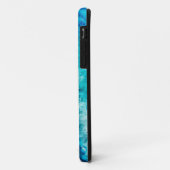 Moderne Blauwe Marmeren Agaat Case-Mate iPhone Case (Achterkant/links)