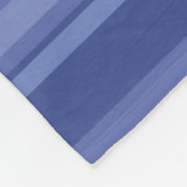Moderne Blauwe Paarse Streep Fleece Deken (Hoek)
