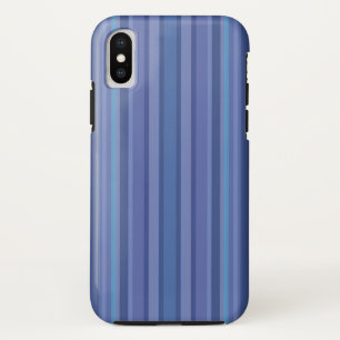 Moderne Blauwe Paarse Streep iPhone Case-Mate iPhone Case