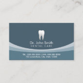 Moderne blauwe professionele benoeming afsprakenkaartje (Voorkant)