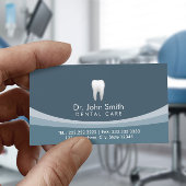 Moderne blauwe professionele benoeming afsprakenkaartje