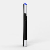 Moderne blauwe rode kleurenblok esthetisch Aangepa Case-Mate iPhone Case (Achterkant/rechts)