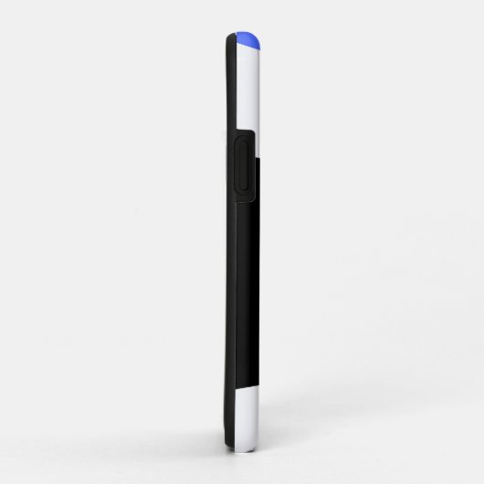 Moderne blauwe rode kleurenblok esthetisch Aangepa Case-Mate iPhone Case (Achterkant/rechts)