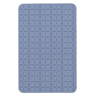 Moderne blauwe ronde vormen naadloos patroon magneet