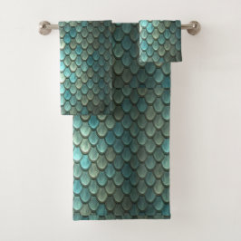 Moderne blauwe schalen, getextureerd bad handdoek