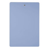 Moderne Blauwe Script Monogram Mini Klembord (Achterkant)
