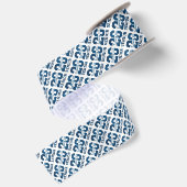 Moderne Blauwe SENIOR Afstudeerfeest Satijnen Lint (Achterkant)
