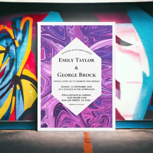 Moderne Blauwe Sfeer Abstracte Kunst Stijlvolle Tr Kaart