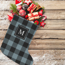 Moderne blauwe speldenstaart en noem grote kerstst