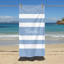 Moderne Blauwe Strepen Naam