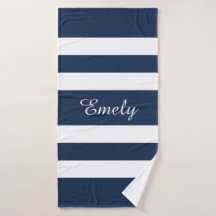 Moderne Blauwe Strepen Script